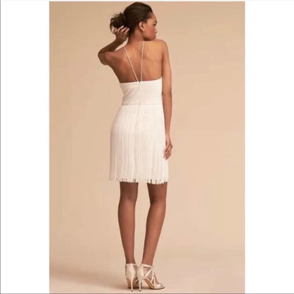 BHLDN Aidan Mattox Levine Fringe Dress